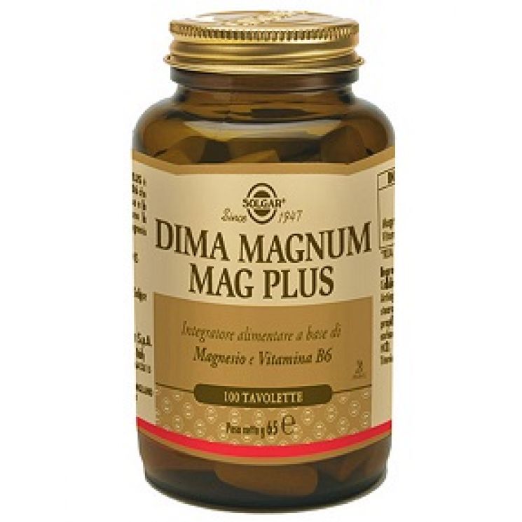 Dima Magnum Mag Plus Solgar 100 Tavolette